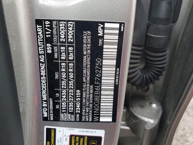 W1N0G8EB6LF762750 Mercedes-Benz Glc 300 4matic