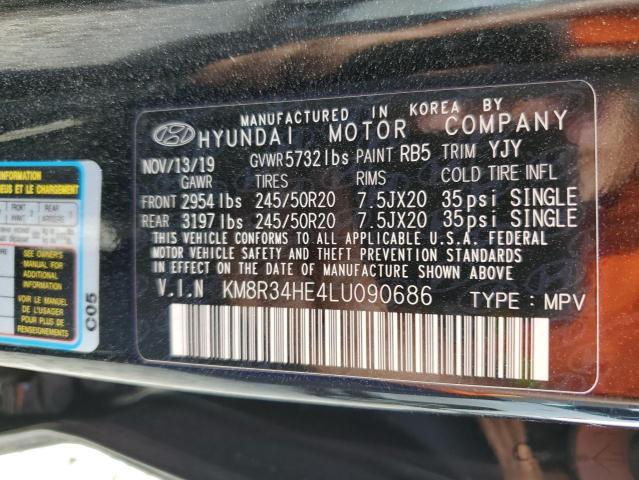 KM8R34HE4LU090686 Hyundai Palisade S 10