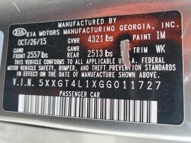 5XXGT4L1XGG011727 KIA Optima Lx