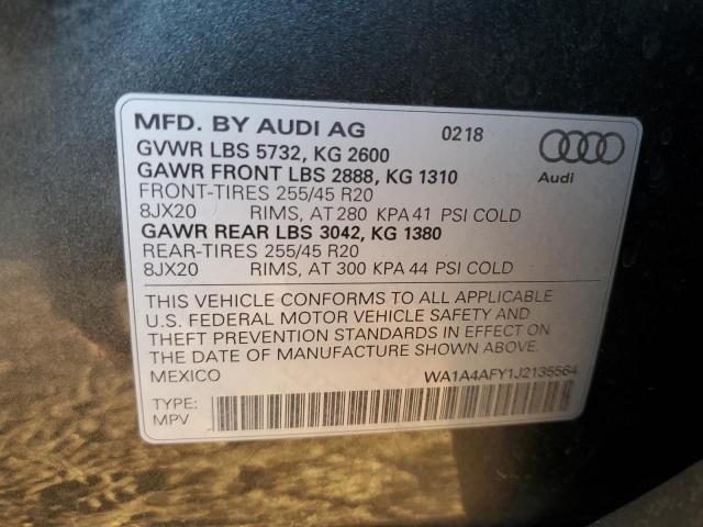 WA1A4AFY1J2135564 2018 AUDI SQ5, photo no. 14