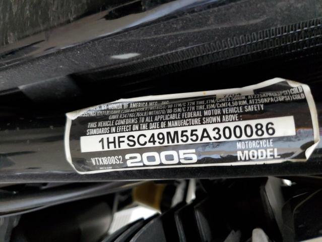 2005 HONDA VTX1800 1HFSC49M55A300086