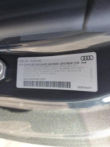 2015 AUDI S5 PREMIUM - WAUCGAFH0FN010337
