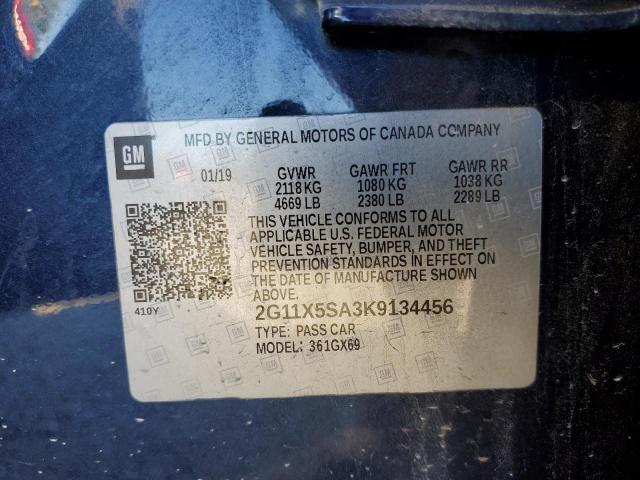 2G11X5SA3K9134456 Chevrolet IMPALA LS