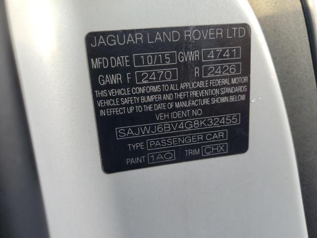 SAJWJ6BV4G8K32455 Jaguar F-TYPE S