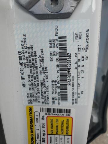 3FA6P0K99ER281682 Ford Fusion Titanium