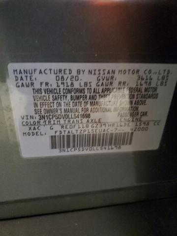 3N1CP5DV0LL541698 Nissan KICKS SR