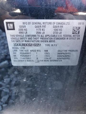 2GKALMEK3G6102251 GMC Terrain Sle
