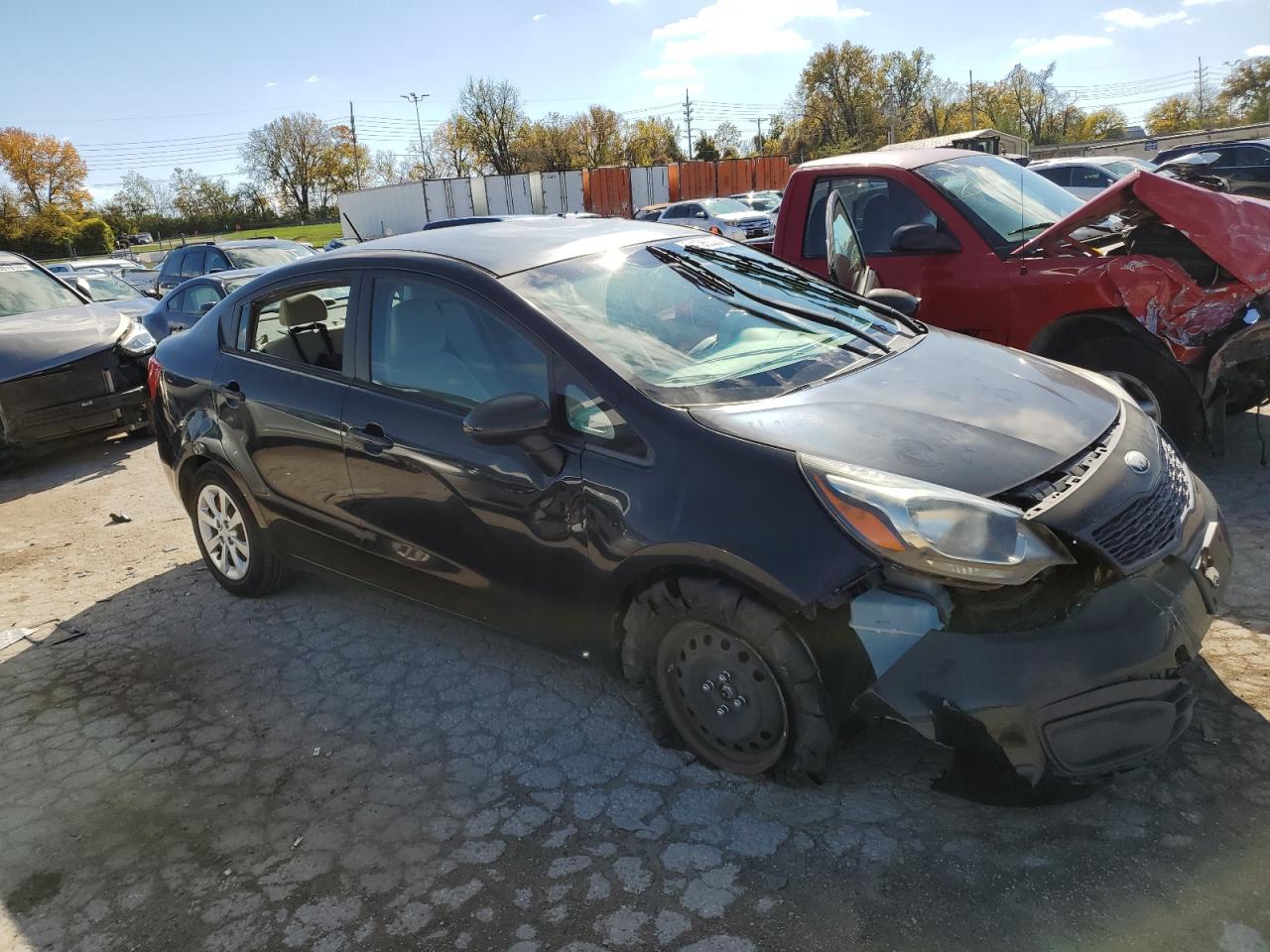 2013 Kia Rio Lx vin: KNADM4A37D6173648