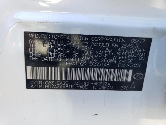2017 LEXUS IS 200T - JTHBA1D29H5055146