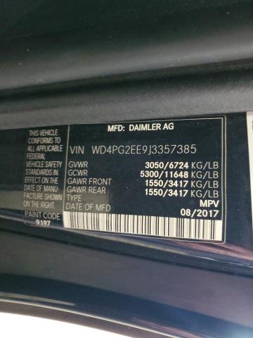 2018 MERCEDES-BENZ METRIS - WD4PG2EE9J3357385