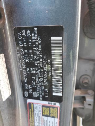 3KPA24AB6KE243070 KIA RIO S