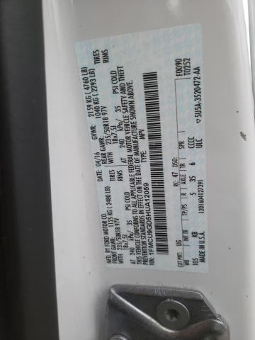 2017 FORD ESCAPE SE - 1FMCU9GD5HUA12059