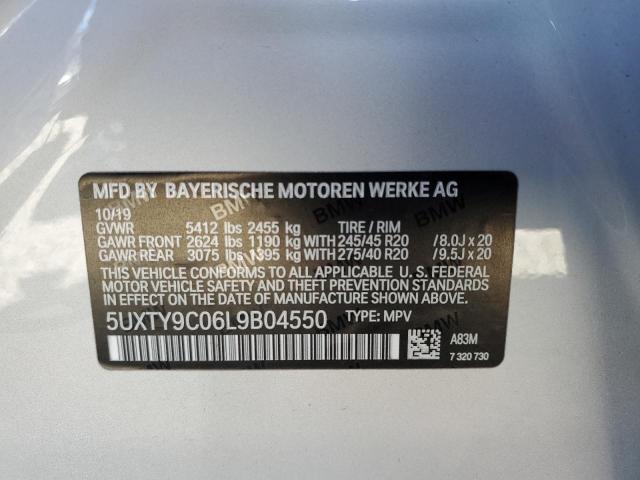 5UXTY9C06L9B04550 BMW X3 Xdrivem40i