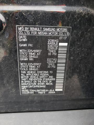 KNMAT2MT2HP609492 Nissan ROGUE S