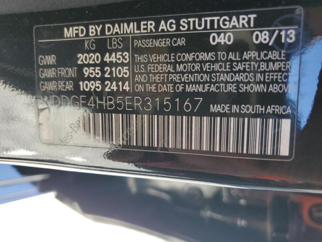 WDDGF4HB5ER315167 Mercedes-Benz C 250