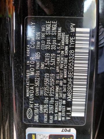 KM8SRDHF8EU053328 Hyundai Santa Fe Gls