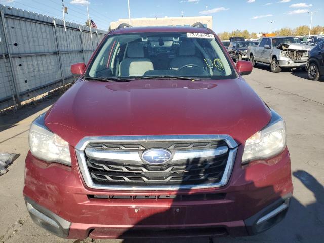  SUBARU FORESTER 2017 Бордовий