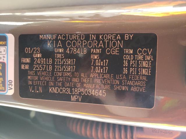 KNDCR3L18P5034645 KIA Niro Wind