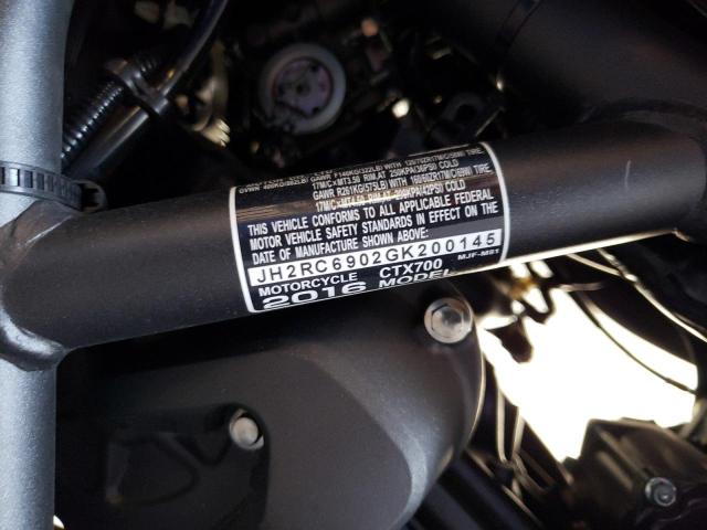 2016 HONDA CTX700 JH2RC6902GK200145