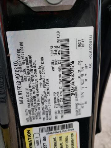 3FA6P0G76JR238256 Ford FUSION S