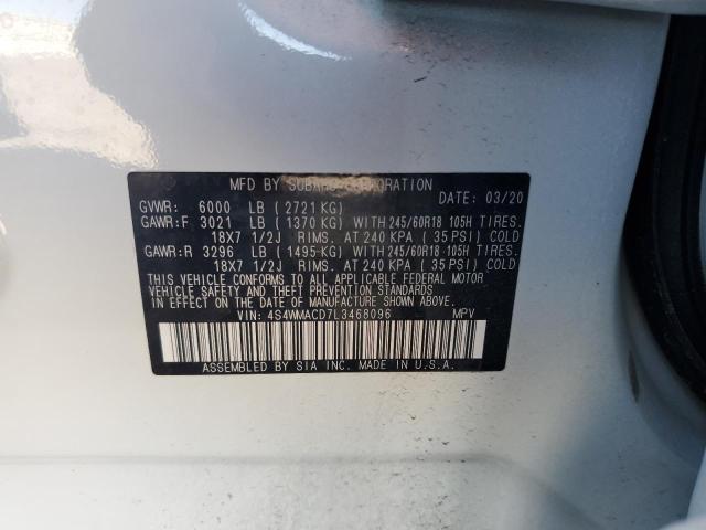 4S4WMACD7L3468096 Subaru Ascent Premium
