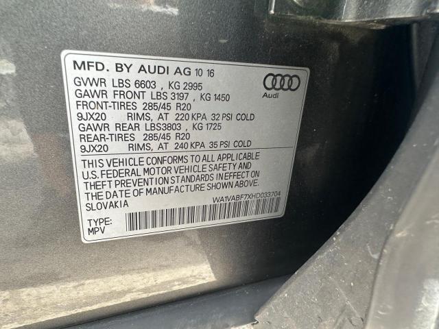 VIN WA1VABF7XHD033704 2017 Audi Q7, Prestige no.10