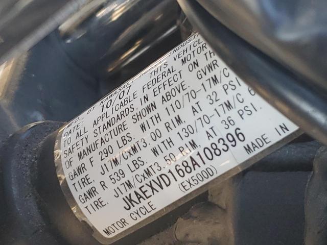 2008 KAWASAKI 500R JKAEXVD168A108396