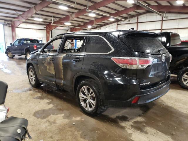 VIN 5TDKKRFH6ES021671 2014 Toyota Highlander, Xle no.2