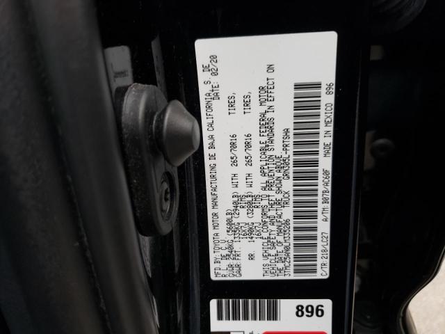 3TMCZ5AN0LM335206 | 2020 TOYOTA TACOMA DOU