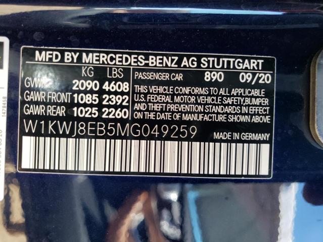 W1KWJ8EB5MG049259 Mercedes-Benz C 300 4matic