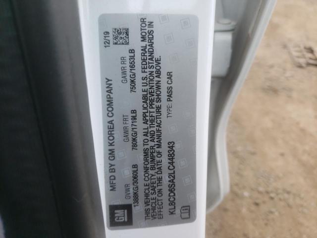 KL8CD6SA2LC448343 Chevrolet SPARK 1LT