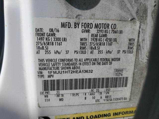 1FMJU1HT2HEA13632 Ford Expedition Xlt