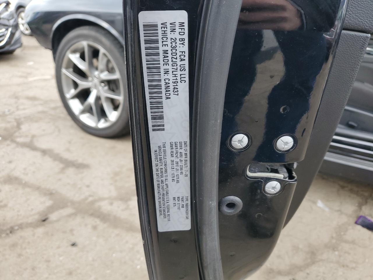 Lot #2194048046 2020 DODGE CHALLENGER