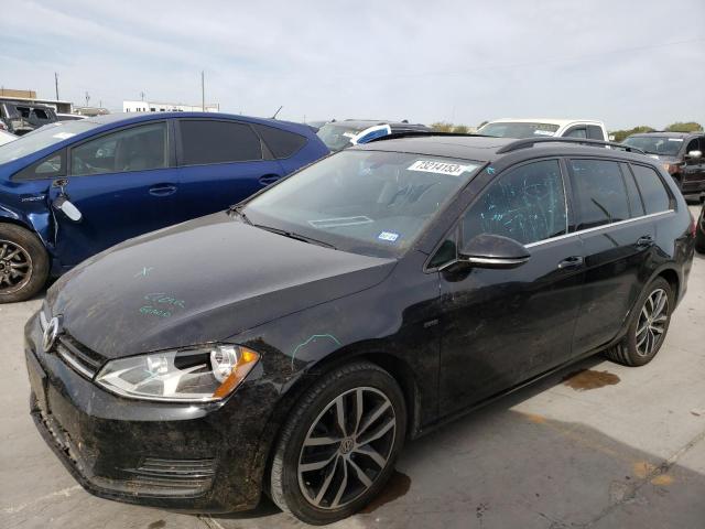  VOLKSWAGEN GOLF 2016 Чорний