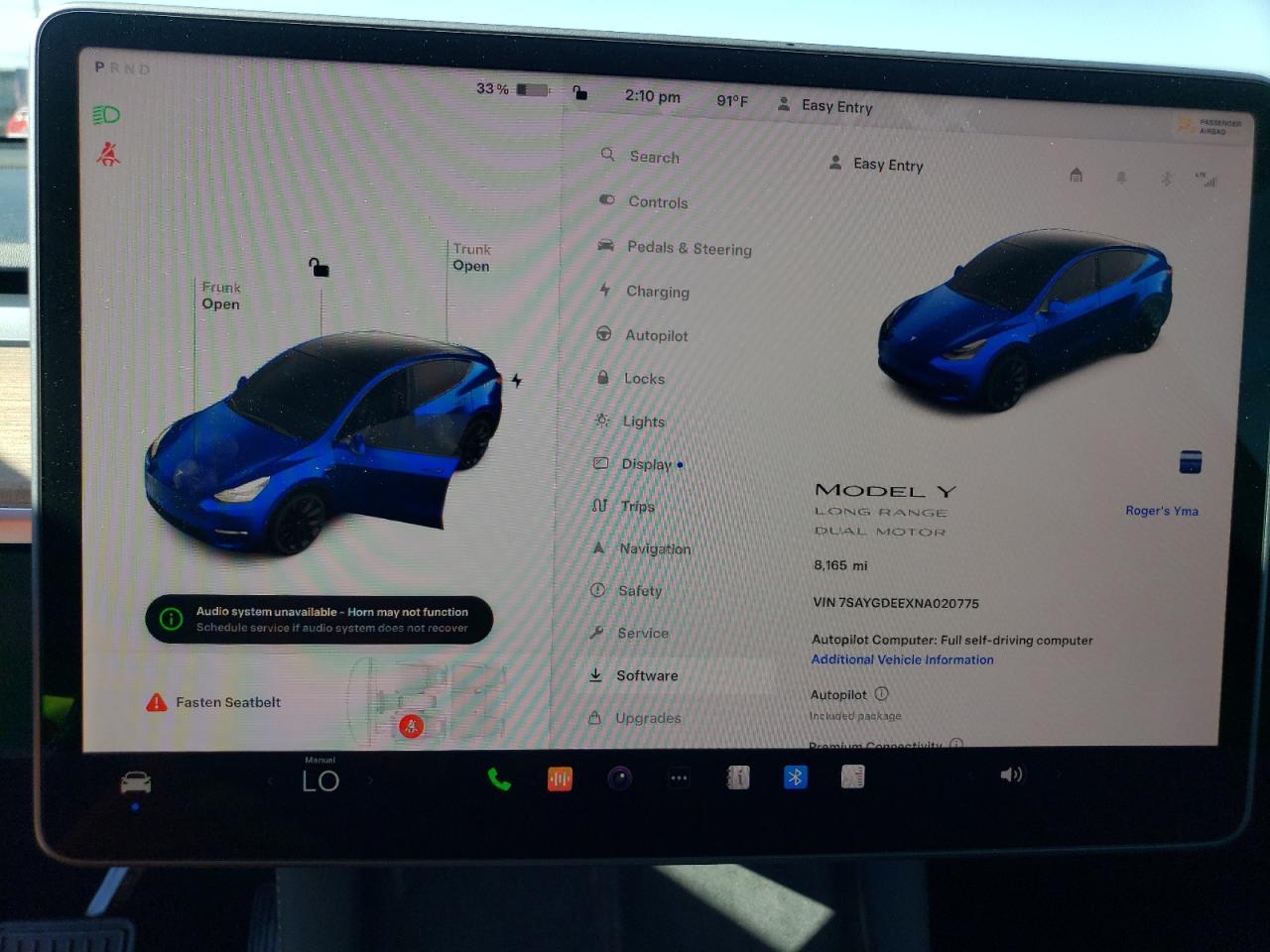 7SAYGDEEXNA020775 Tesla Model Y  9