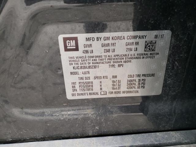 2018 BUICK ENCORE - KL4CJBSB4JB523011