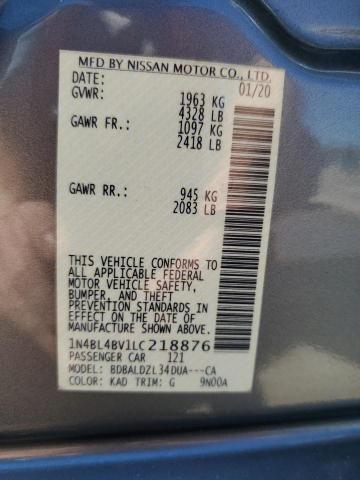 1N4BL4BV1LC218876 Nissan ALTIMA S