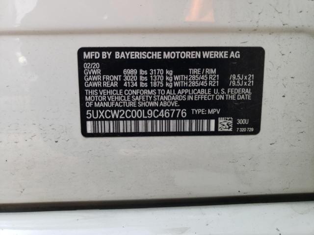 VIN 5UXCW2C00L9C46776 2020 BMW X7, Xdrive40I no.13