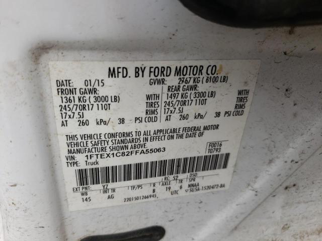 2015 FORD F150 SUPER - 1FTEX1C82FFA55063