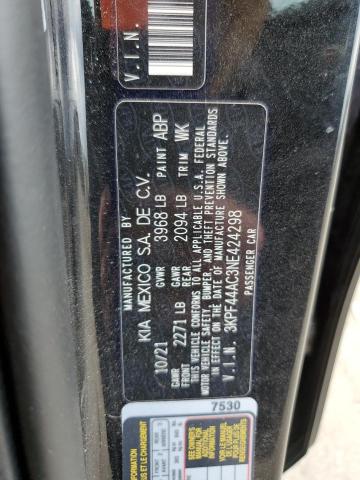 3KPF44AC3NE424298 KIA FORTE GT