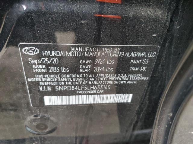 5NPD84LF5LH633165 Hyundai Elantra SE 10