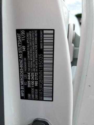 W1K5J4GB9MN185035 Mercedes-Benz CLA 250