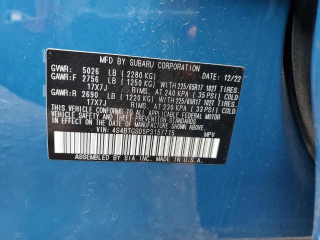 4S4BTGSD5P3157715 Subaru Outback Wilderness