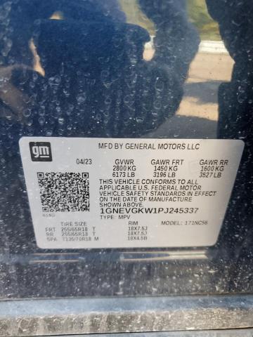 1GNEVGKW1PJ245337 Chevrolet Traverse L 10