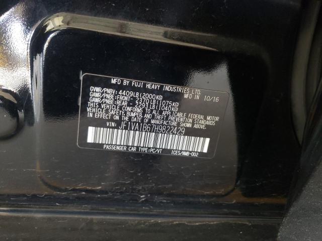 JF1VA1B67H9822429 Subaru WRX