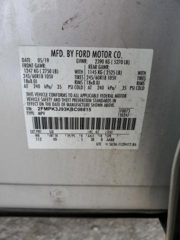 2FMPK3J93KBC08815 Ford EDGE SEL