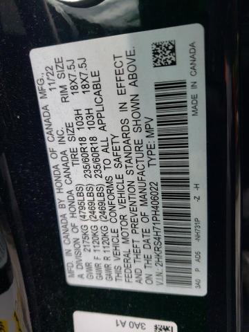 2023 HONDA CR-V EXL - 2HKRS4H71PH406022