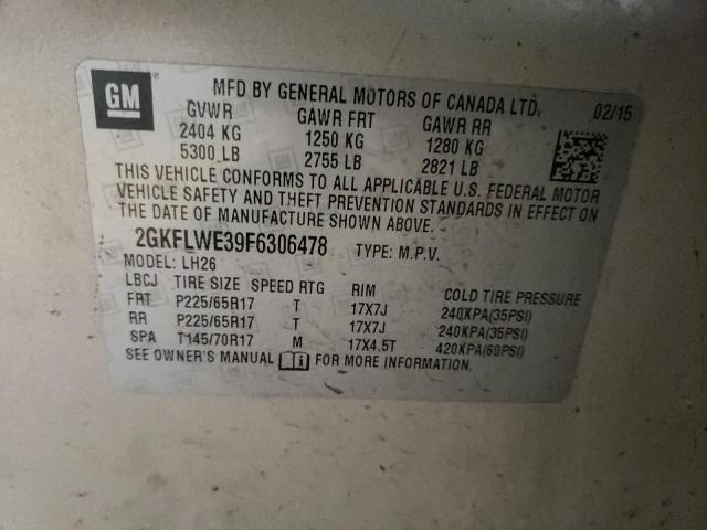 2GKFLWE39F6306478 GMC Terrain Sle