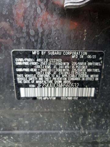 JF2SKAUC6MH560532 Subaru Forester Limited