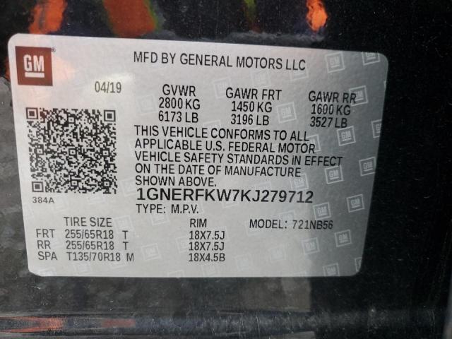 1GNERFKW7KJ279712 Chevrolet Traverse L 13